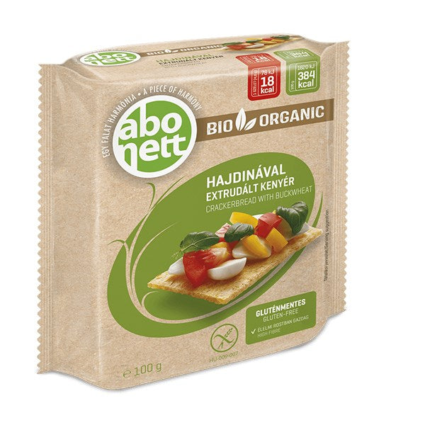 Extrudált kenyér ABONETT gluténmentes hajdinával 100 g