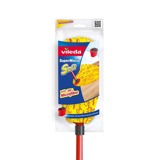 Felmosó fej/gyorsfelmosó 30 % mikroszállal Vileda Soft sárga_F0035V kép