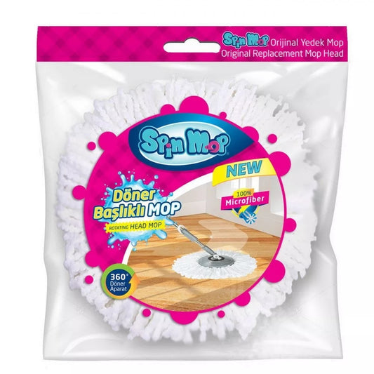 Felmosó fej mop utántöltő 360° forgó 20 cm Spin Mop kép