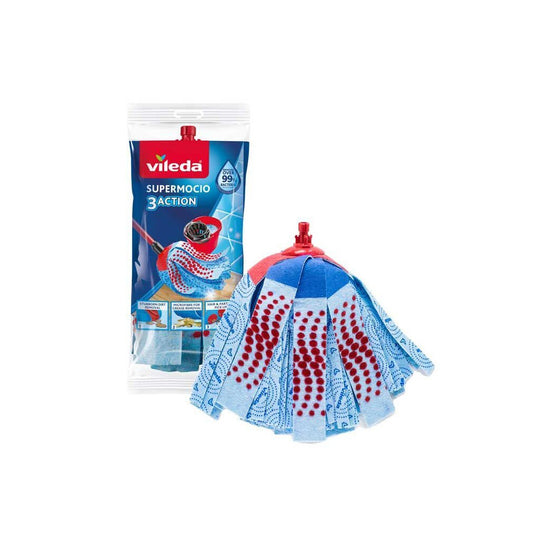 Felmosó fej mop utántöltő Vileda 3Action XL_F1148V kék kép