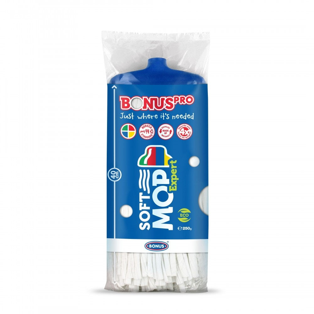 Felmosó fej mop 250 g viszkóz Bonus Pro SoftMop Expert_B979 kép