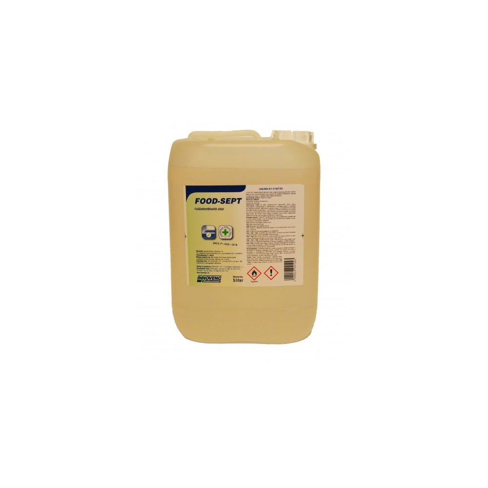 Fertőtlenítő hatású tisztítószer 5 liter Food-Sept kép