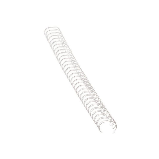 Fém spirál 3:1, 8mm, 36-50lap, Fellowes® 100 db/doboz, fehér kép