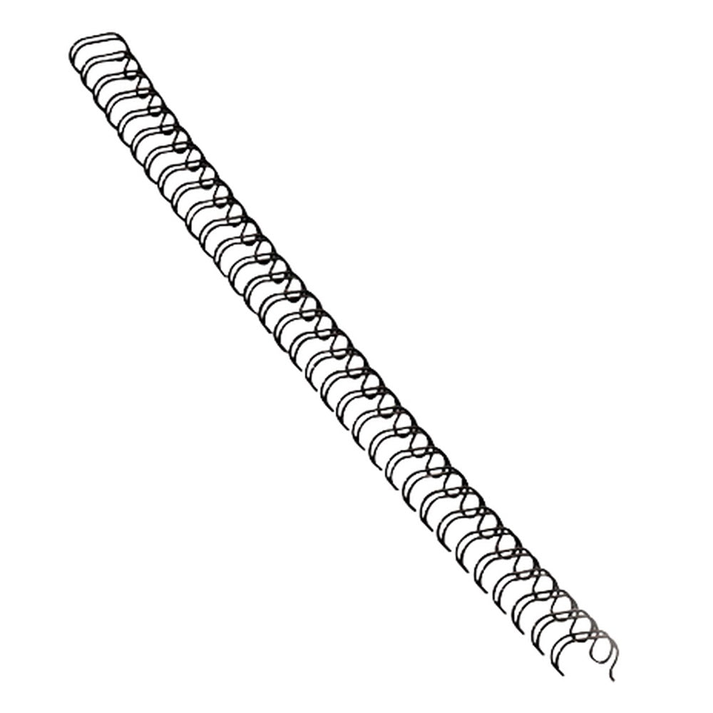 Fém spirál 3:1, 8mm, 36-50lap, Fellowes® 100 db/doboz, fekete kép
