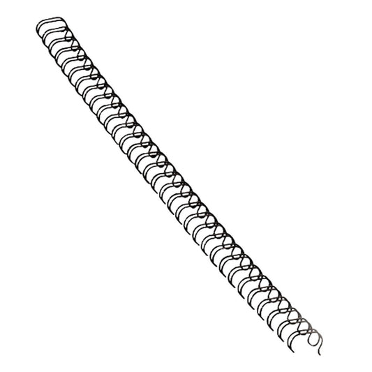 Fém spirál 3:1, 8mm, 36-50lap, Fellowes® 100 db/doboz, fekete kép