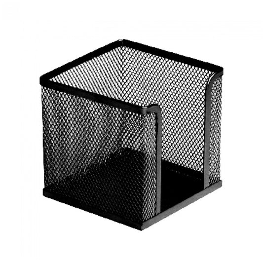 Fémhálós kockatömbtartó 10x10x8cm, Bluering® fekete kép