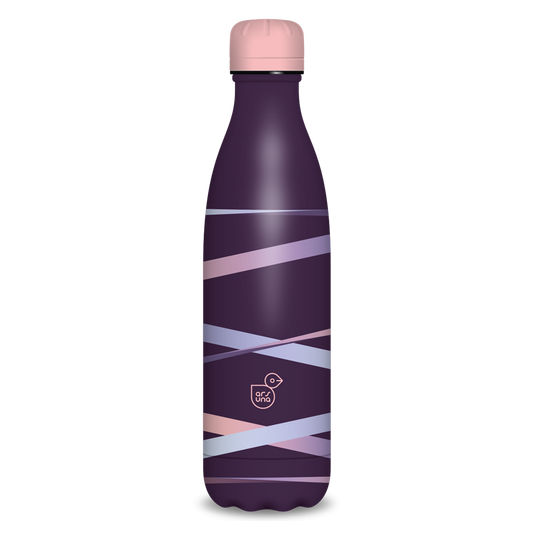 Fémkulacs duplafalú 500ml Ars Una Ribbon-purple (5168) 22 kép