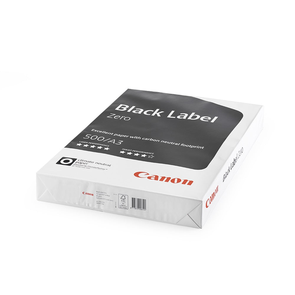 Másolópapír A3, 80g, Canon Black Label Zero 500ív/csomag, kép