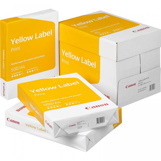 Másolópapír A4, 80g, Canon Yellow Label 500 ív/csomag kép