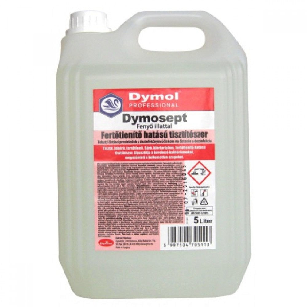 Fertőtlenítő hatású tisztítószer 5 liter Dymosept fenyő illat kép