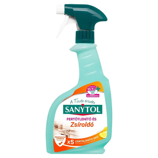 Fertőtlenítő hatású konyhai tisztítószer szórófejes 500 ml Sanytol kép