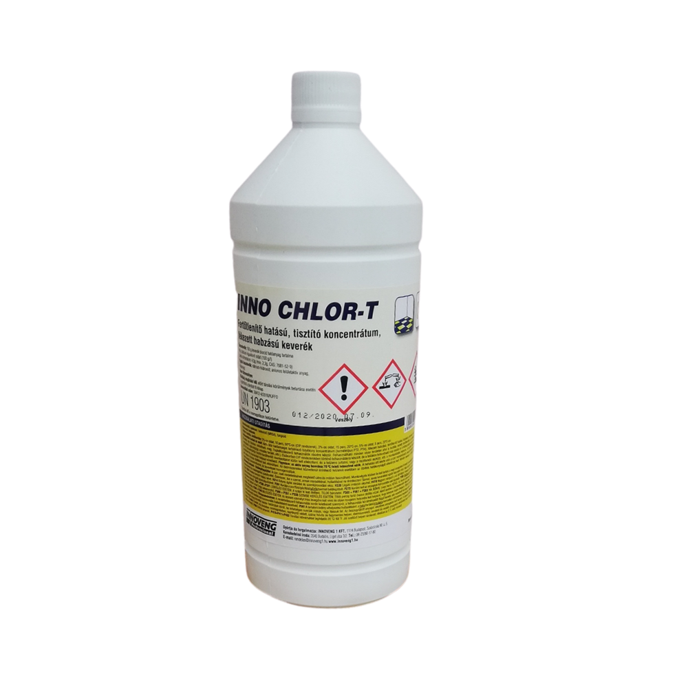 Fertőtlenítő hatású tisztítószer 1 liter klóros Inno Chlor T kép