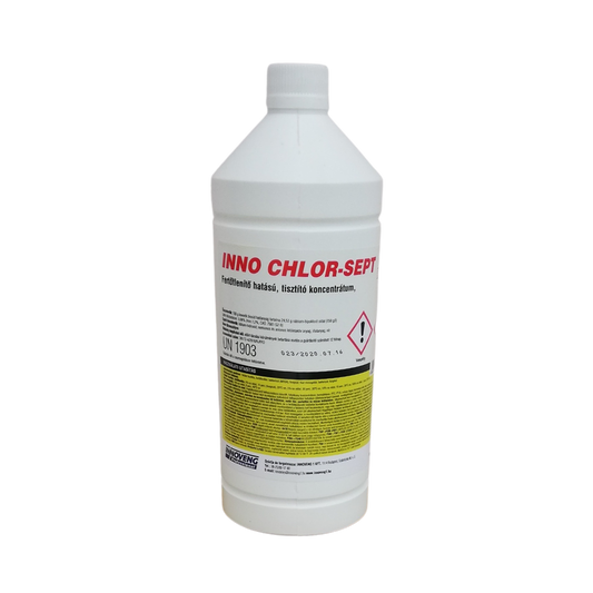 Fertőtlenítő hatású tisztítószer 1 liter klóros Inno Chlor-Sept kép
