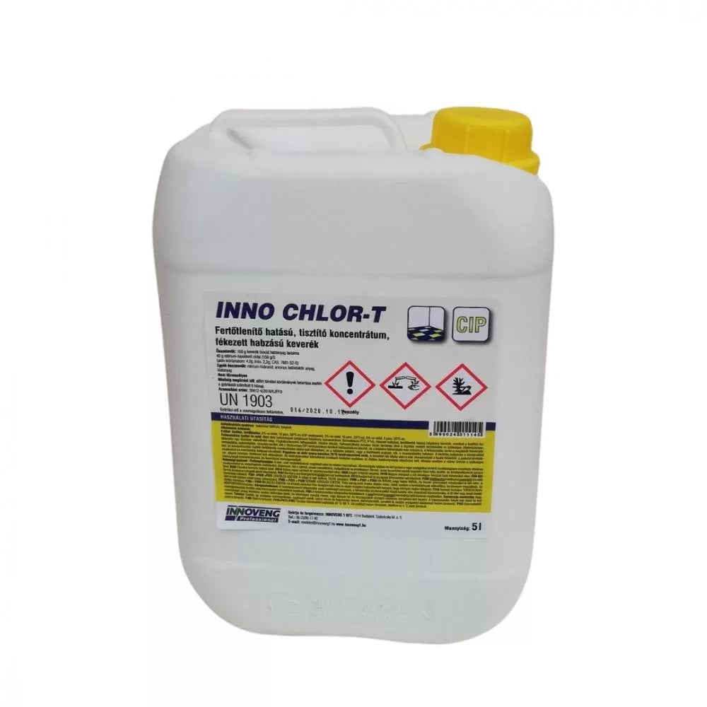 Fertőtlenítő hatású tisztítószer 5 liter klóros Inno Chlor T kép