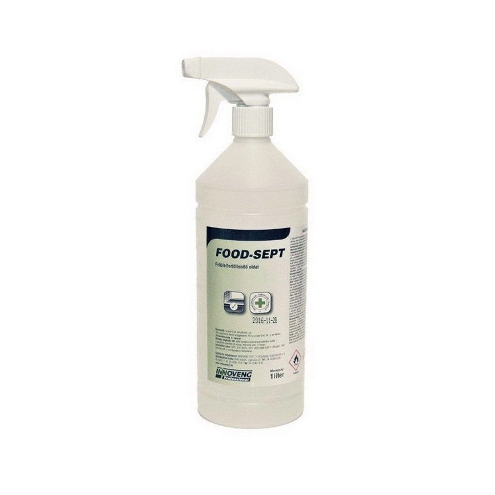 Fertőtlenítő hatású tisztítószer szórófejes 1 liter Food-Sept kép