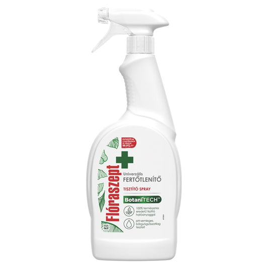 Fertőtlenítő hatású tisztítószer szórófejes 700 ml 0% klórmentes Botanitech Univerzális Flóraszept kép