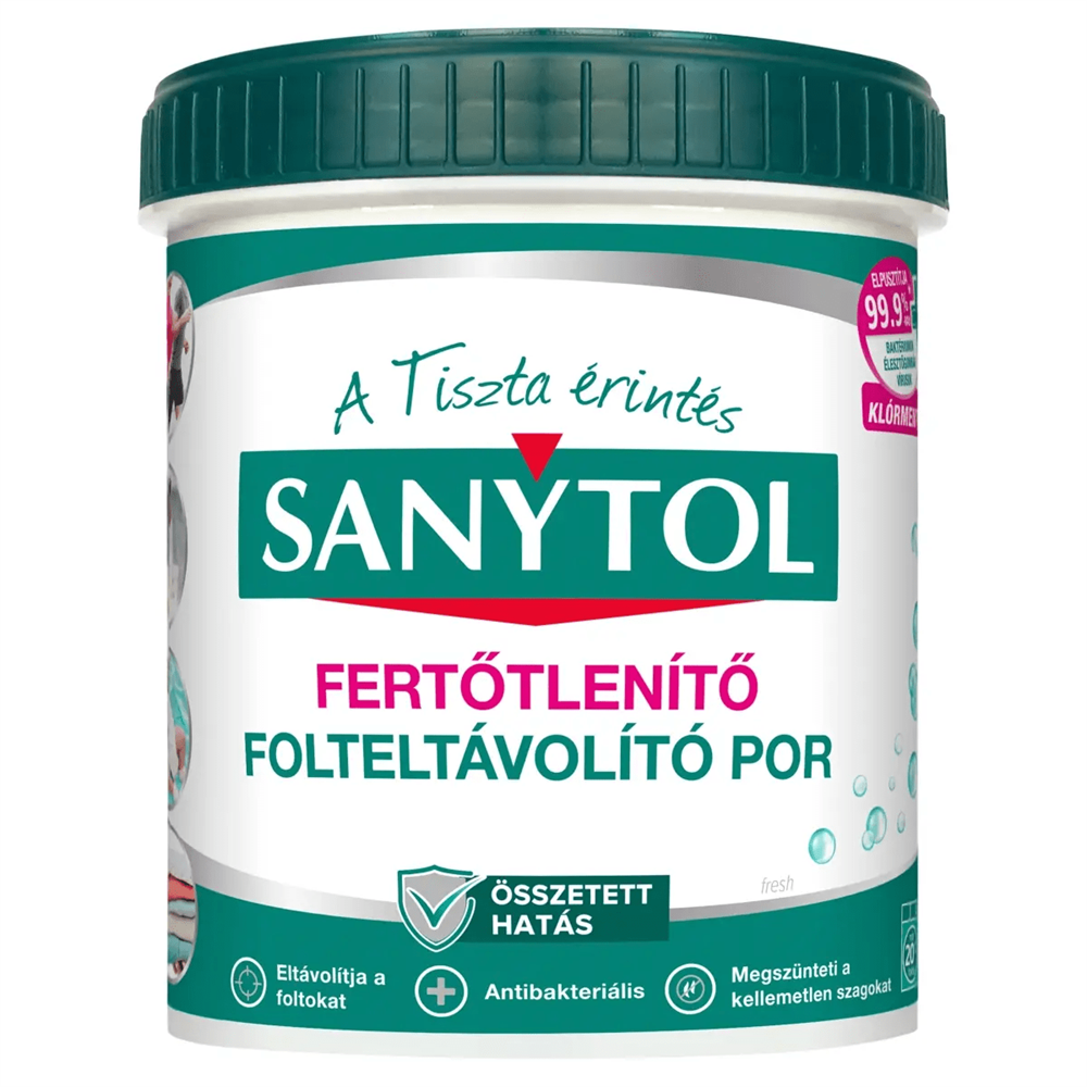 Fertőtlenítő mosószeradalék por 450 g Sanytol kép