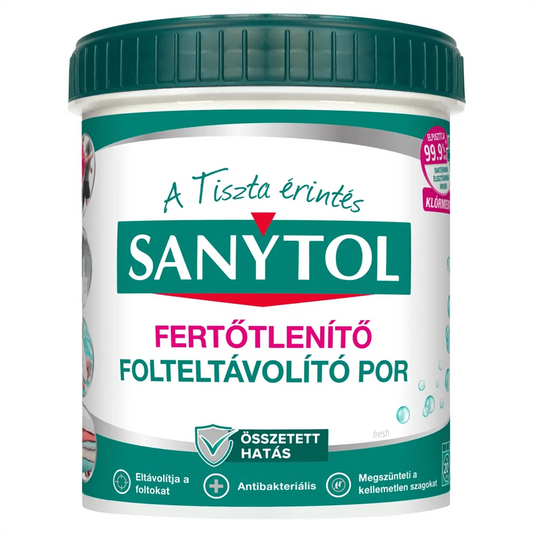 Fertőtlenítő mosószeradalék por 450 g Sanytol kép