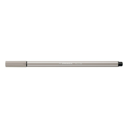 Filctoll STABILO Pen 68 meleg szürke