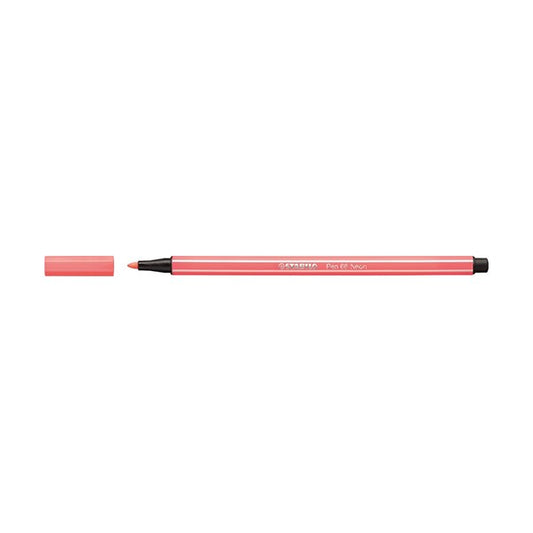 Filctoll STABILO Pen 68 neon piros