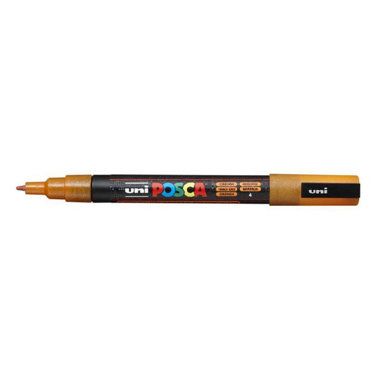 Filctoll UNI Posca PC-3ML csillámló narancssárga