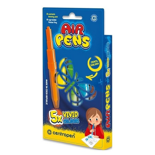 Filctoll fújós készlet Centropen AIRPENS 1500 Vivid 5 klf. szín kép