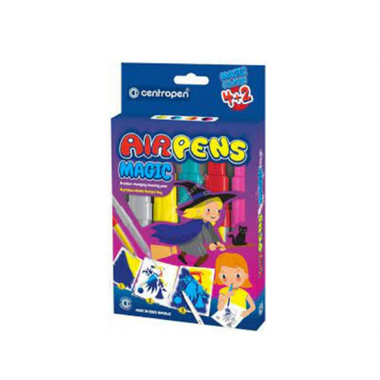 Filctoll fújós készlet Centropen AIRPENS 1549 Magic 5+1 klf. szín kép