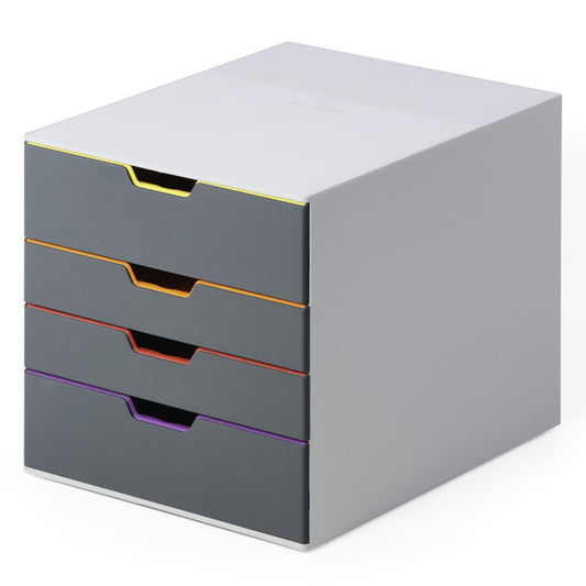Fiókos irattároló, 4 fiókkal, Durable Varicolor® 4 kép