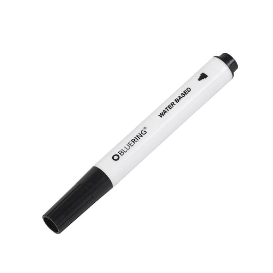 Flipchart marker rostirón vizes kerek végű 3mm, Bluering® fekete kép