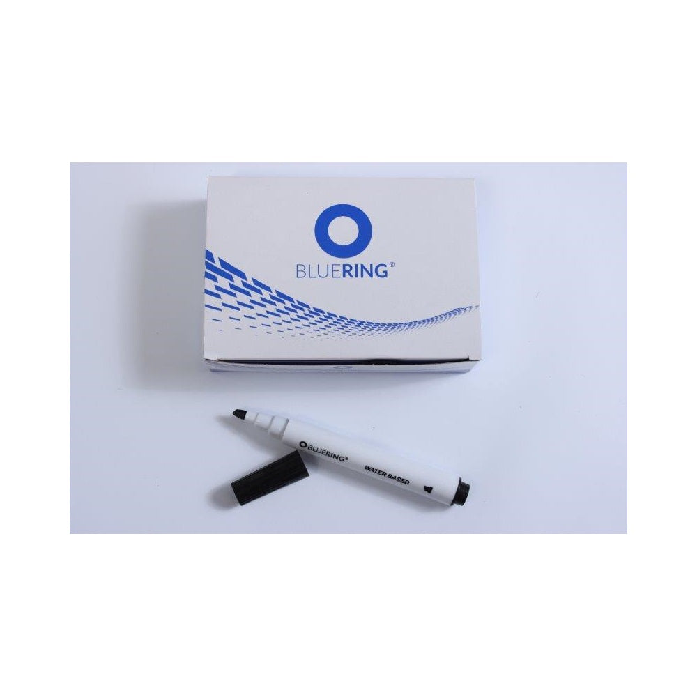 Flipchart marker rostirón vizes vágott végű 1-4mm, Bluering® fekete kép
