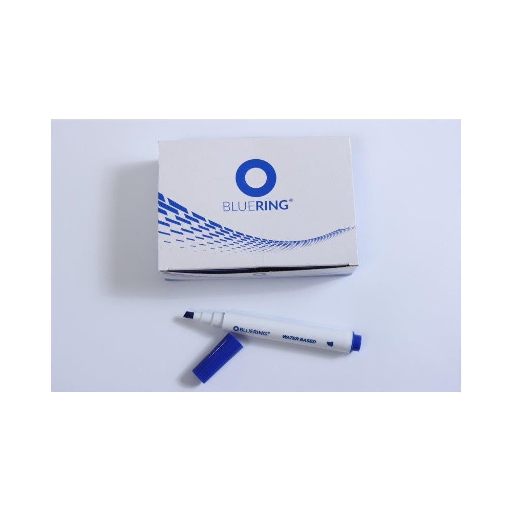 Flipchart marker rostirón vizes vágott végű 1-4mm, Bluering® kék kép