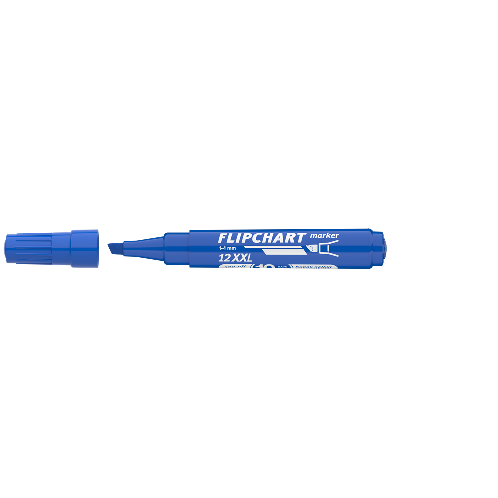 Flipchart marker vízbázisú 1-4mm, vágott Artip 12XXL kék kép