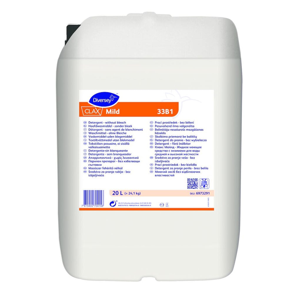 Folyékony mosószer 20 liter enzimmel fehérítő nélkül Clax Mild kép
