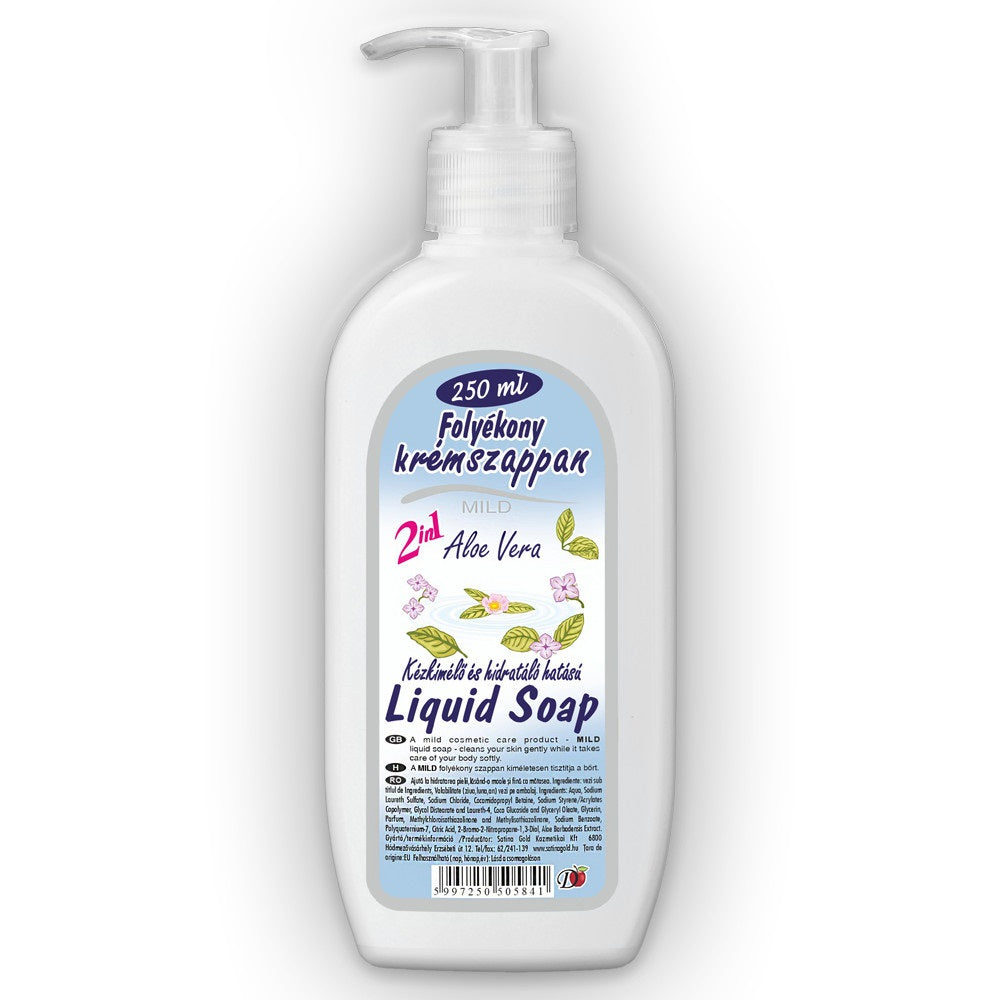 Folyékony szappan pumpás 250 ml balzsamos Aloe Vera Mild kép