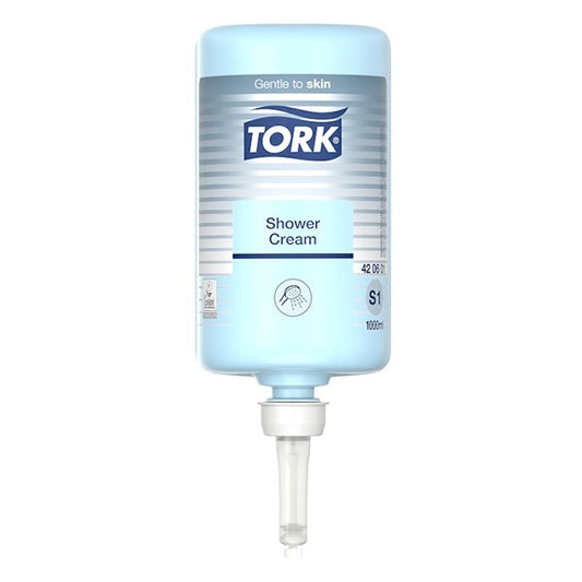 Folyékony szappan pumpás TORK S1 pipere hajmosásra és tusolásra 1 liter kék