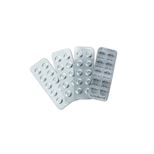 Reagens tabletta szabad klór méréséhez 10 tabletta/levél FotoLovib DPD 1 Dinax kép
