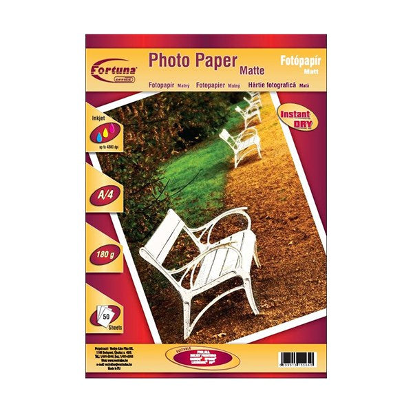 Fotópapír FORTUNA A/4 inkjet matt 180 g 50 lapos