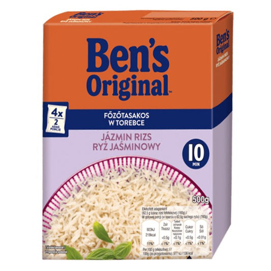 Főzőtasakos rizs UNCLE BEN`S jázmin 4x125 g