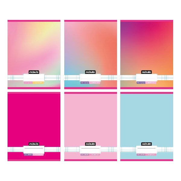 Füzet kockás NEBULO A/4 32 lapos 87-32 Ország-Város 12 darabos