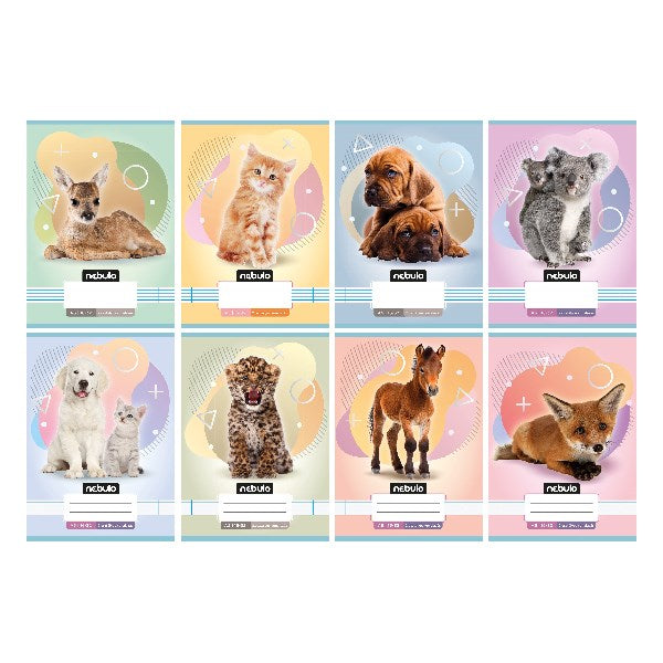 Füzet vonalas NEBULO A/5 32 lapos 16-32 2. osztályos Cuki 16 darabos