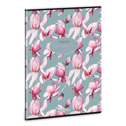 Füzet iskolai A4, 40lap, sima Ars Una ROSY MAGNOLIA (5252) 23 10db/csomag kép