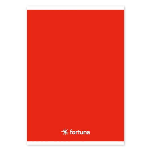 Füzet vonalas FORTUNA Monocolor A/5 32 lapos 21-32 piros