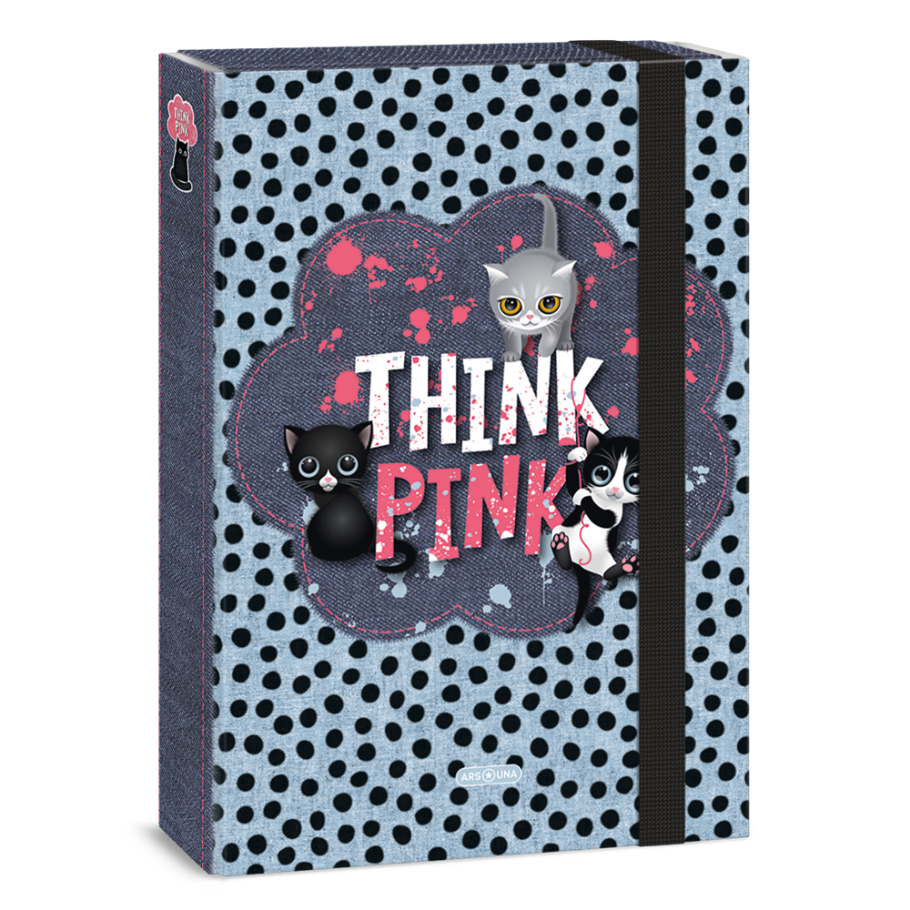 Füzetbox, A4, Ars Una THINK-PINK (5285) 23 kép