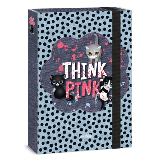 Füzetbox, A4, Ars Una THINK-PINK (5285) 23 kép