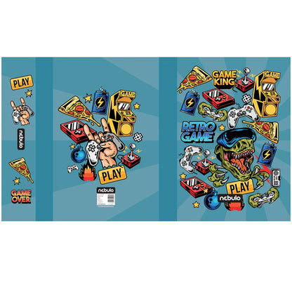 Füzetbox, A4, Gamer, Nebulo kép