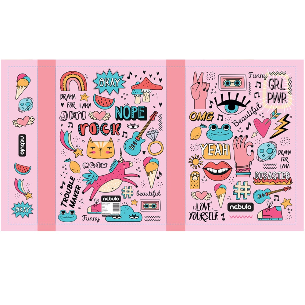 Füzetbox, A4, Girl Power, Nebulo kép