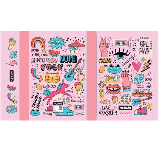 Füzetbox, A4, Girl Power, Nebulo kép
