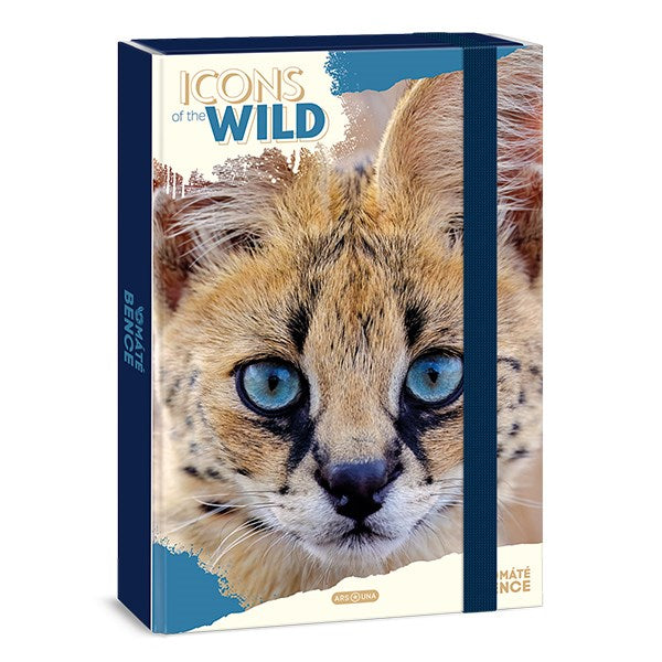 Füzetbox ARS UNA A/4 Icons of the Wild-Serval