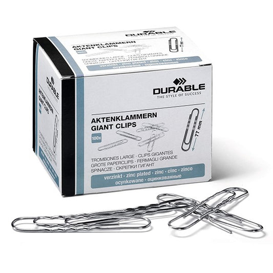 Gemkapocs DURABLE 77 mm cink 100 darabos