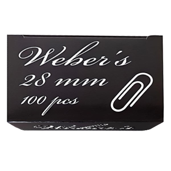 Gemkapocs WEBER`S 28mm nikkel 100 darabos